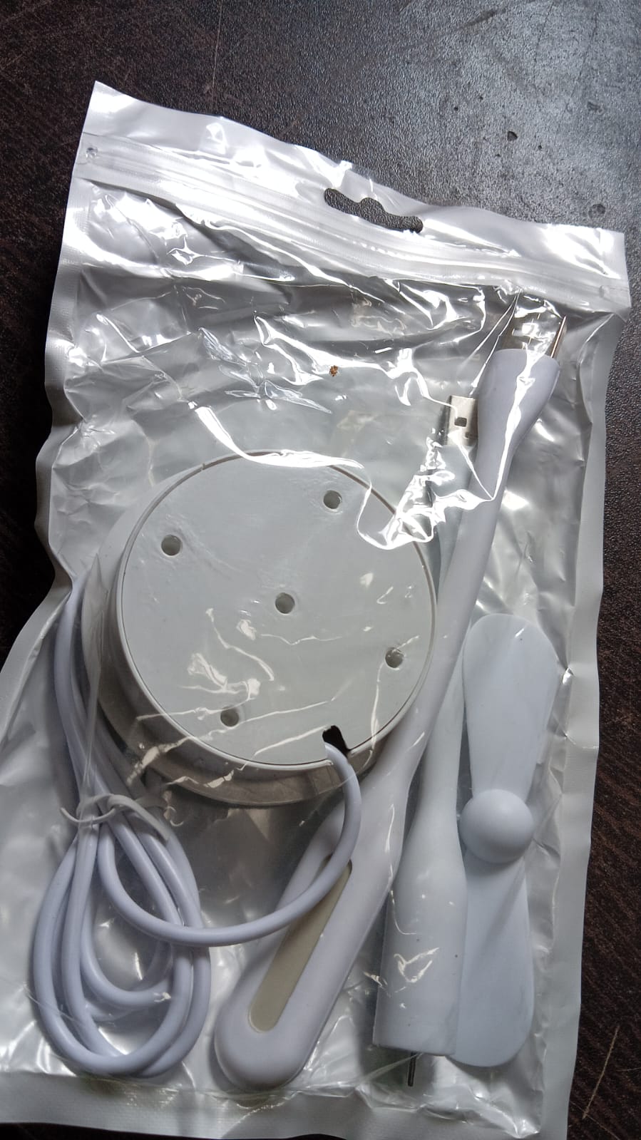 Portable Mini Usb Fan Usb Ligh Usb 3 Hub Port Combo - Happy Price - Image 7