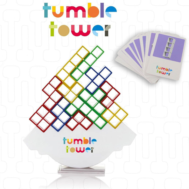 Balancing Blocks Tumble Tower Game Set for Kids & Family - Educational Stacking Toy (1 Set) - Great Price - Image 4