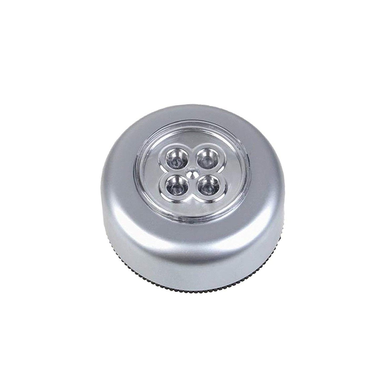 4 LED Battery-Powered Wireless Tap Light - Stick-On Push Lamp for Closets, Cabinets & More - Happy Price - Image 2