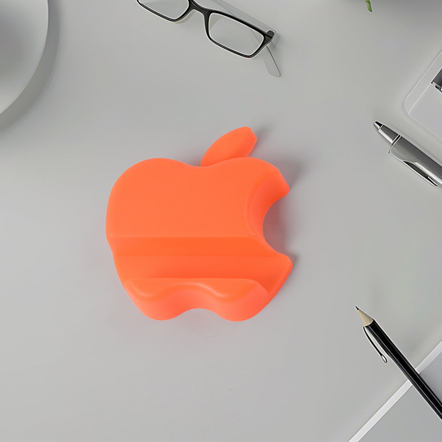Apple Shape Plastic Mobile Stand for Smartphones (1 Pc, Assorted Colors) - Happy Price - Image 7