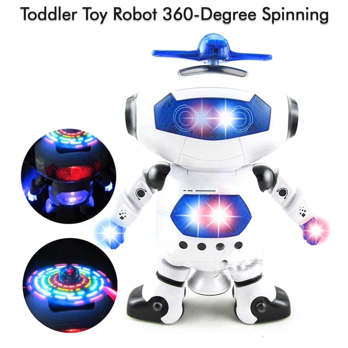 Dancing Robot Toy with 3D Lights and Music for Kids - Happy Price - Image 3