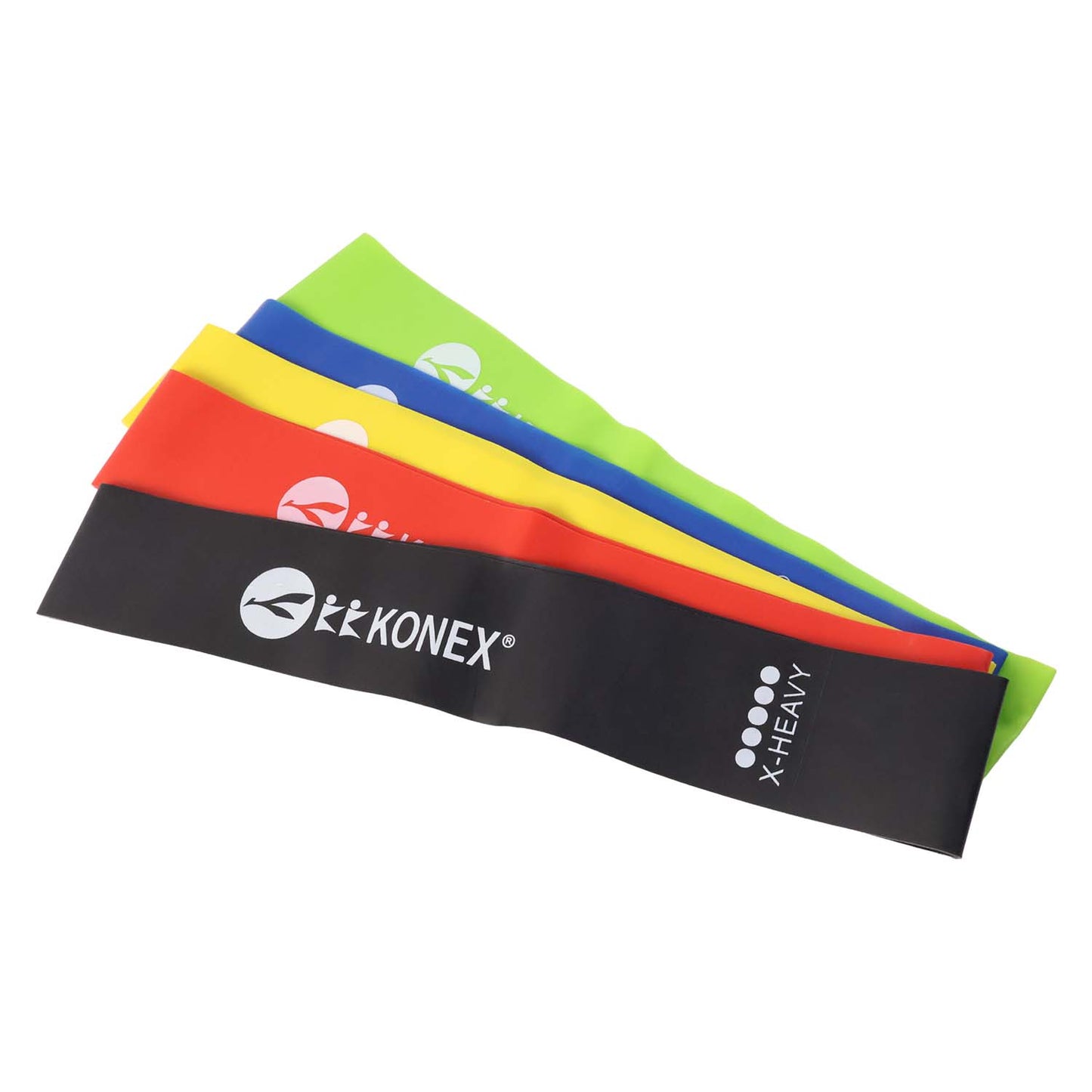 Set of 5 Resistance Loop Exercise Bands for Fitness & Strength Training (5 Pc) - Happy Price - Image 4