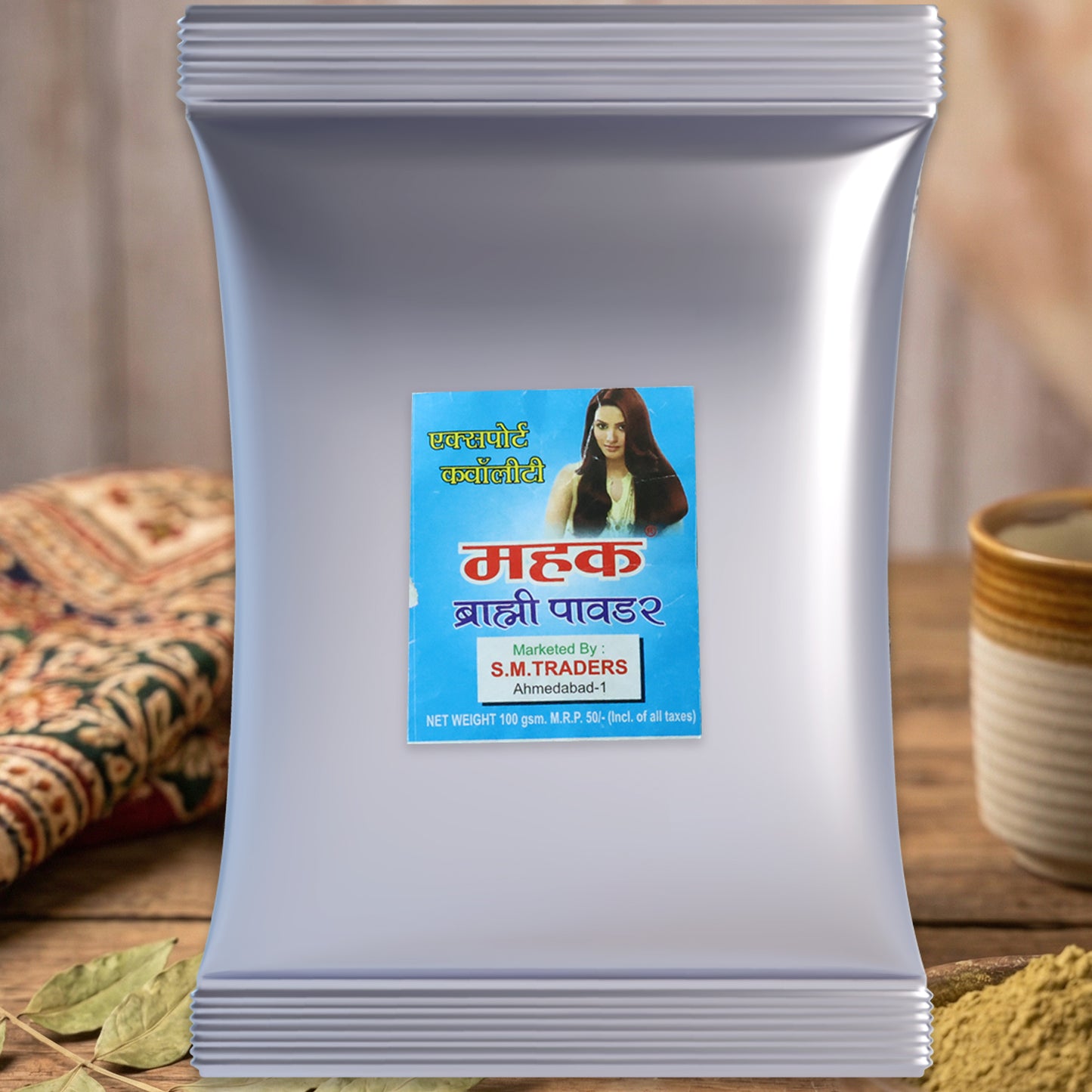 Brahmi Powder for Hair & Scalp Care - 100g - Happy Price - Image 6