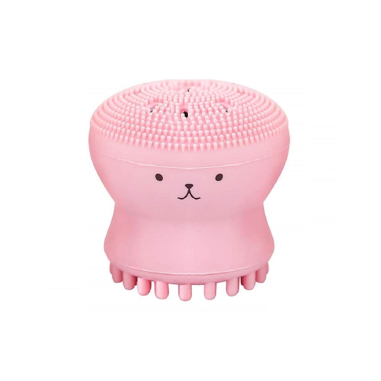 Facial Cleansing Brushes Cute Octopus Shape Silicone Face Scrubber Massager Skincare Tool (1pc) - Happy Price - Image 4