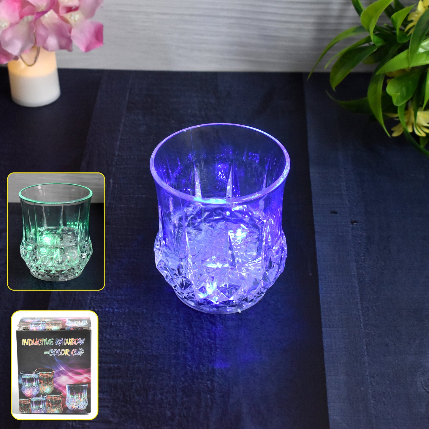 Led Light-up Cup Water Inductive Rainbow Color Changing Led (1 Pc) - Happy Price - Image 7