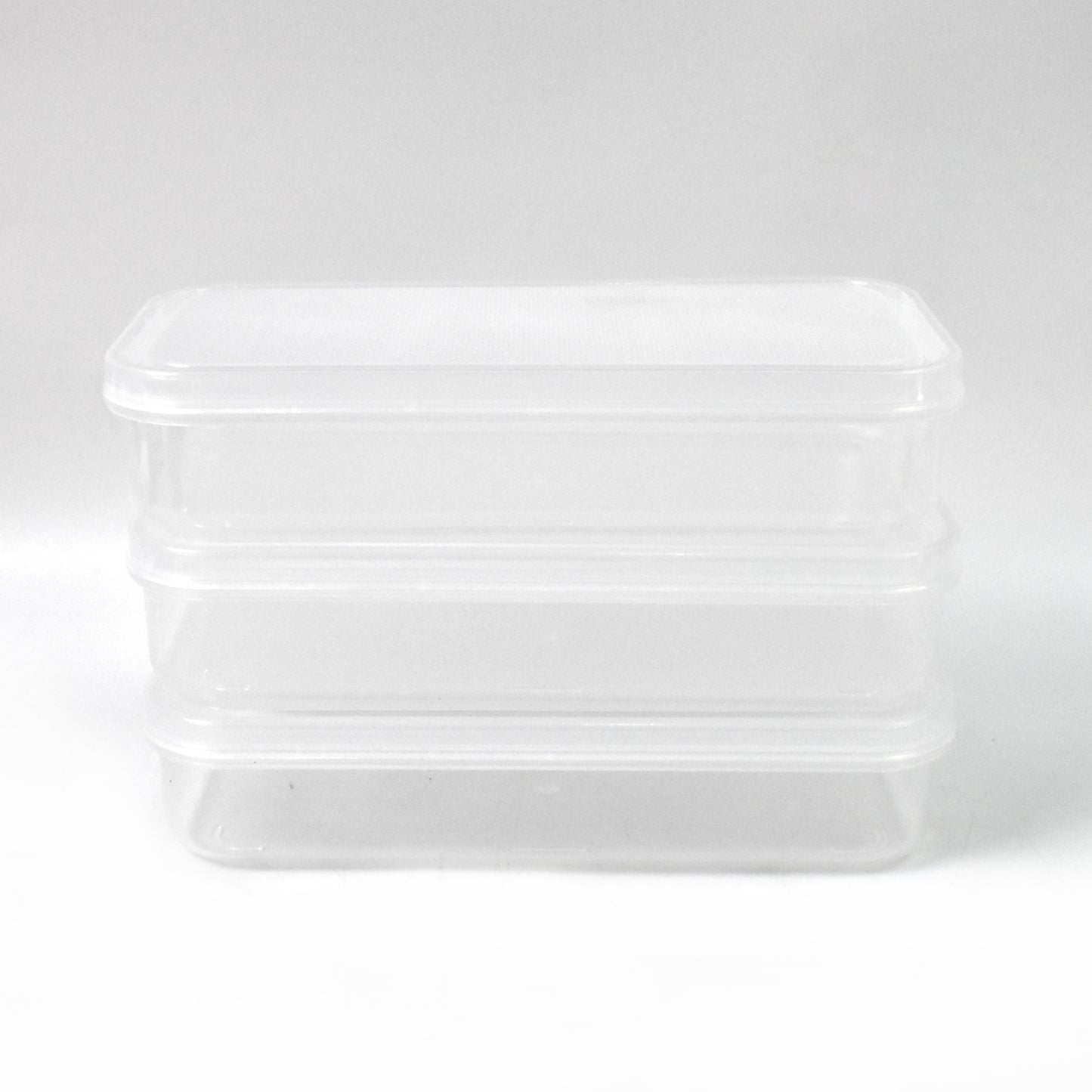 Plastic Square Lunch Box Kitchen Containers Set (3 Pcs Set) - Happy Price - Image 5