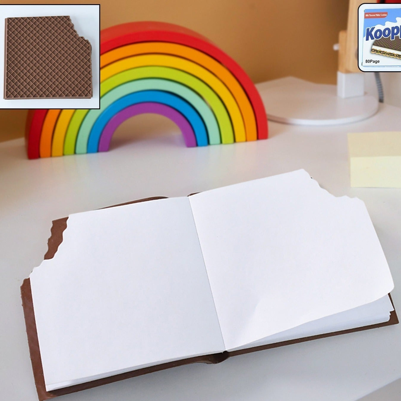 Chocolate Dairy Notebooks Original Chocolate Smell Writing Practice Book Early Learning Copybook Premium Chocolate Book ( 1pc Book ) - Happy Price - Image 1