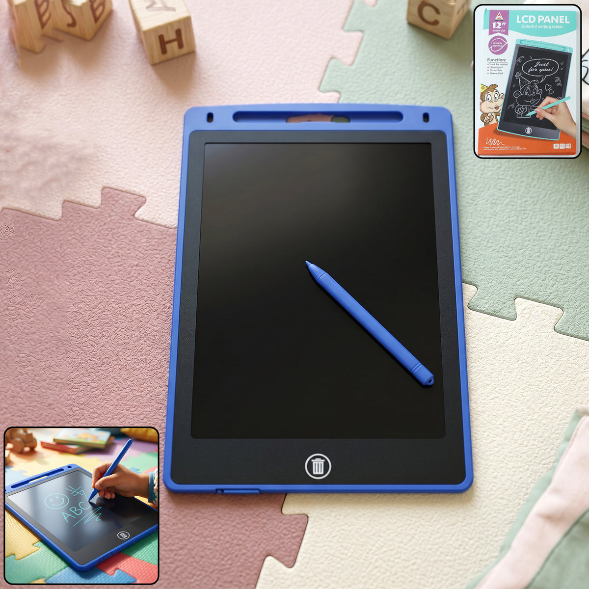 10.5 Inch LCD Digital Writing Pad with Stylus - Reusable E-Writer for Kids & Adults (1 Pc) - Great Price - Image 2