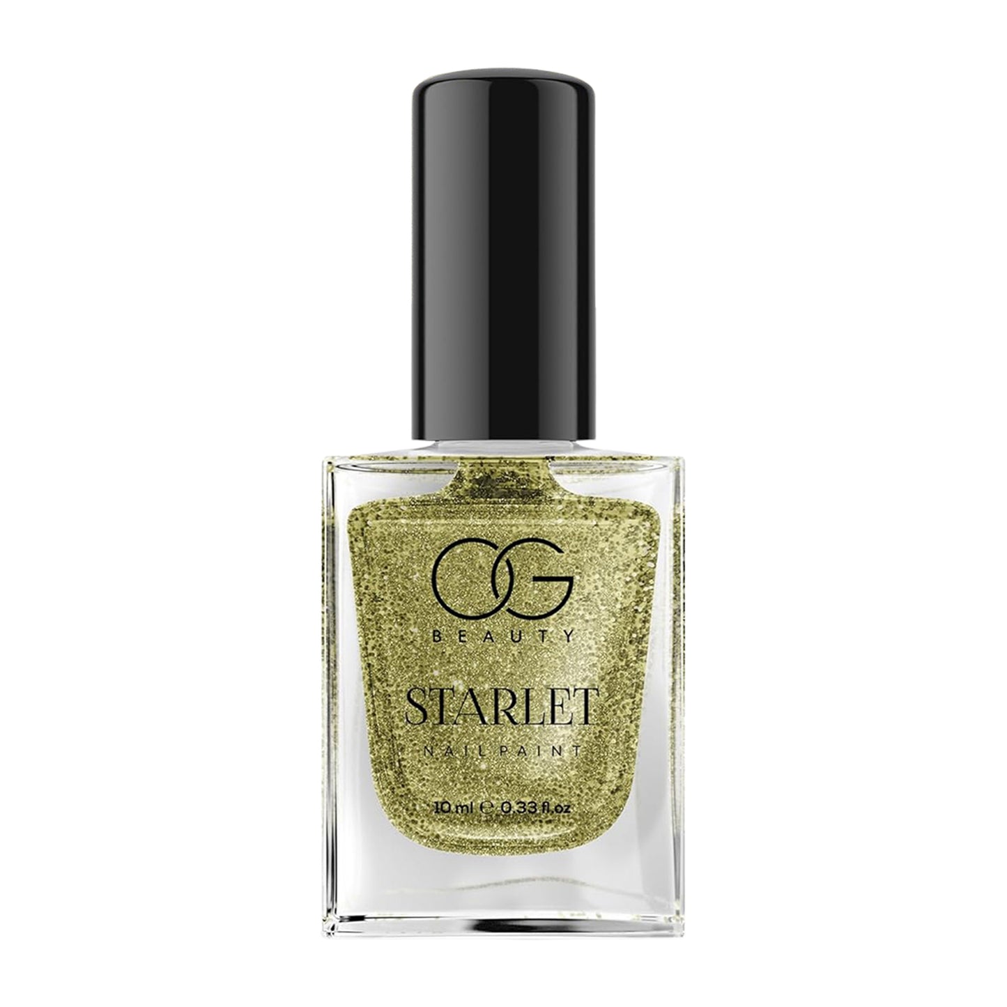 HappyPrice Glitter Nail Paint - Sunshine Gold Sparkle, 10 ML - Happy Price - Image 2