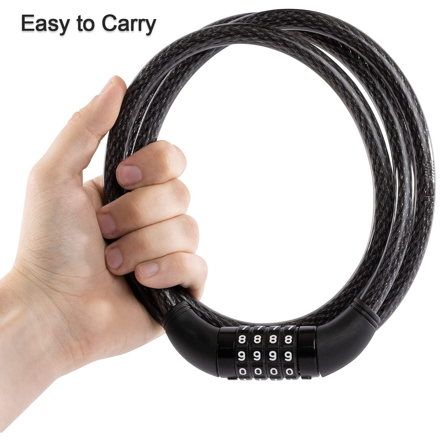 Heavy Duty Multi-purpose Plastic Combination Lock For Helmet Multi Use - Happy Price - Image 7