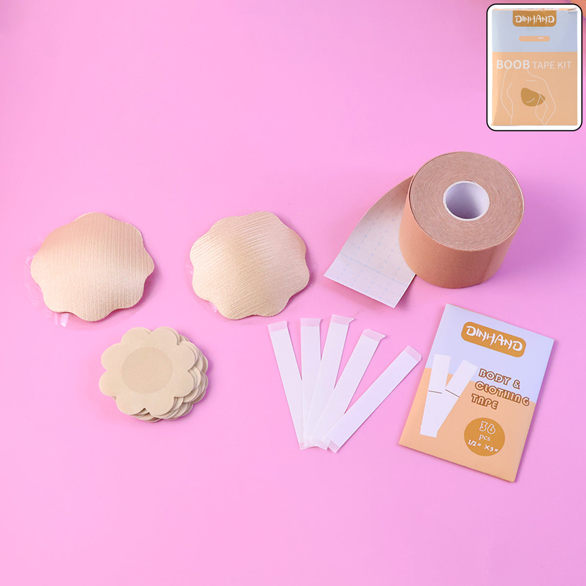 Premium Body & Clothing Tape Styling Kit - Invisible Support & Secure Hold - Happy Price - Image 2