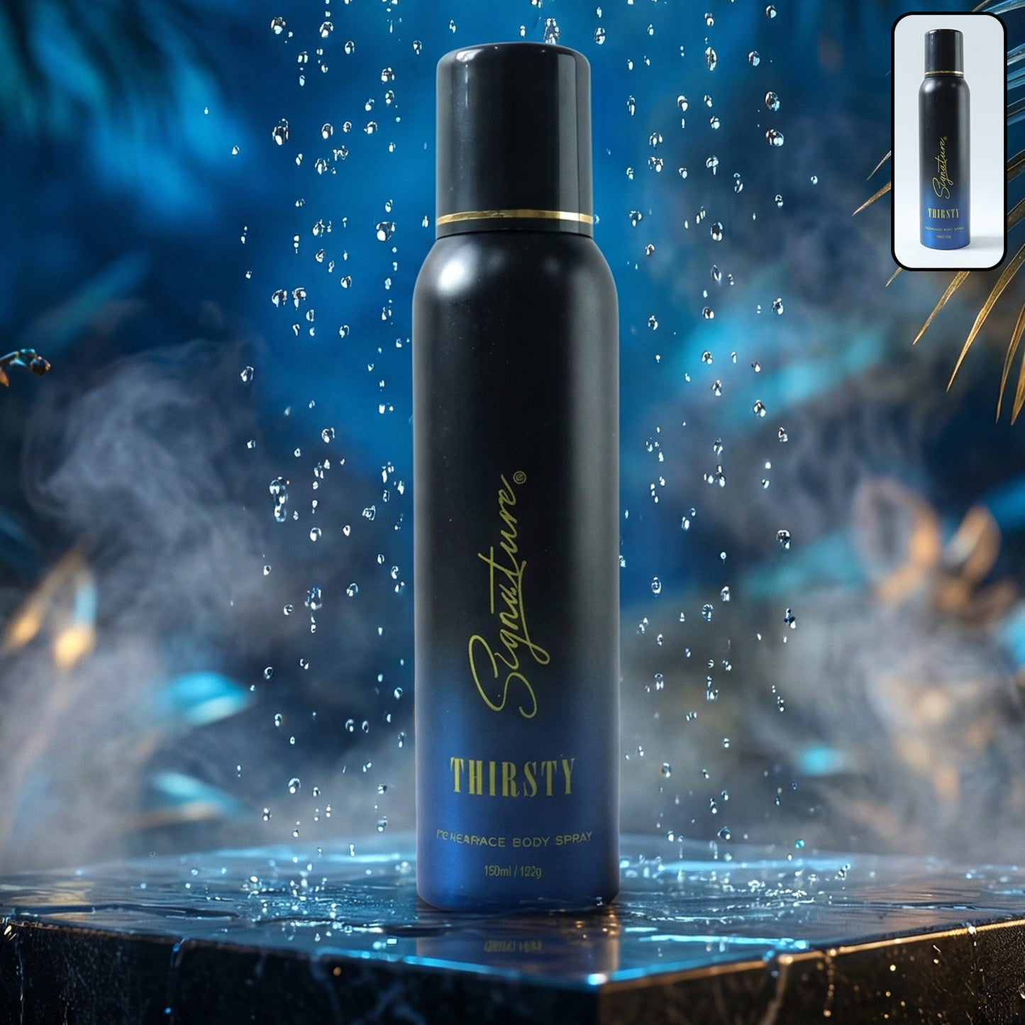 Signature Thirsty Fragrance Body Spray for Men - 150 ML - Great Price - Image 2
