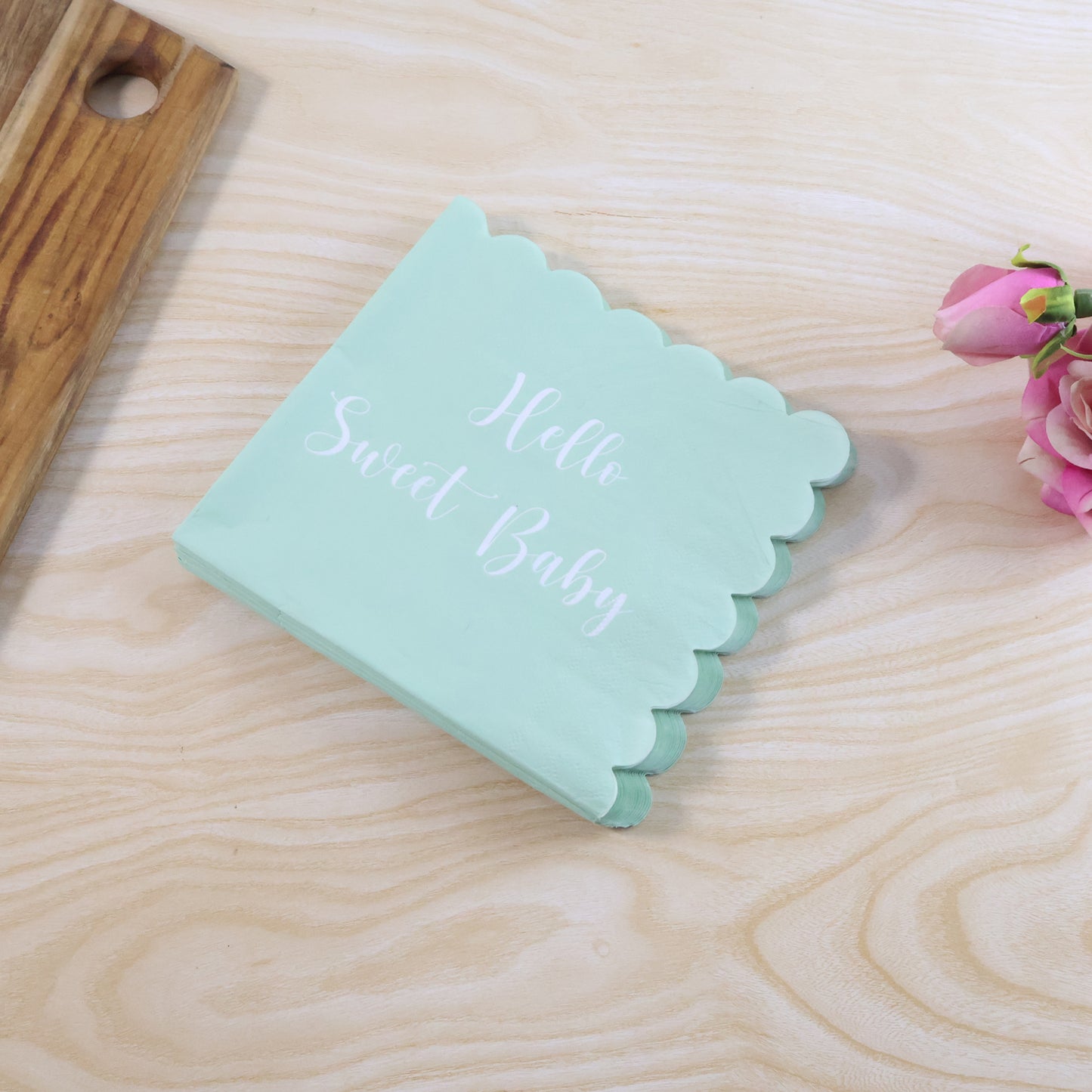 Hello Sweet Baby Party Paper Napkins (31 X 31 Cm 24 Pc)