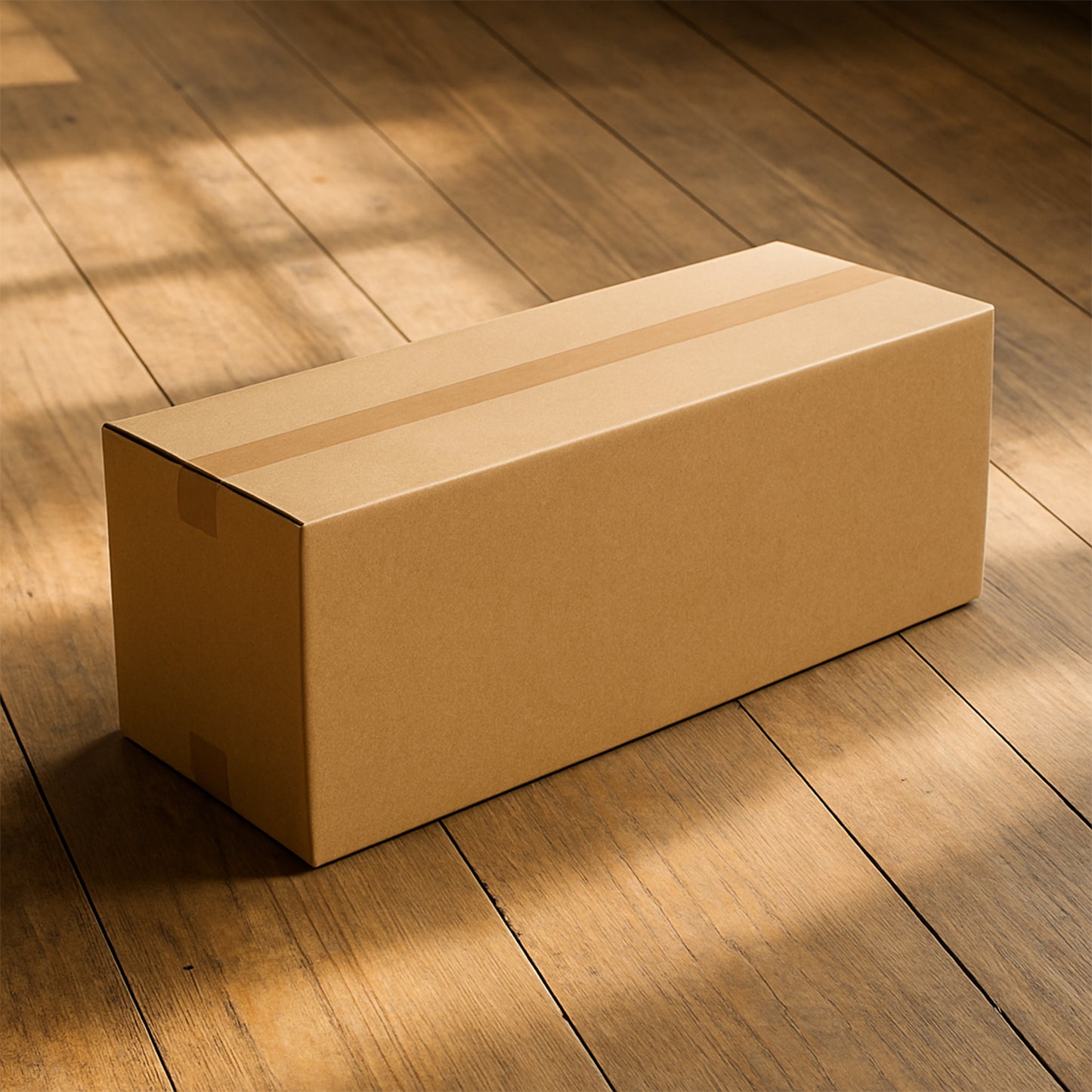 Sturdy Brown Corrugated Box for Secure Packaging - 60x21x20 cm, 1 Piece - Happy Price - Image 2