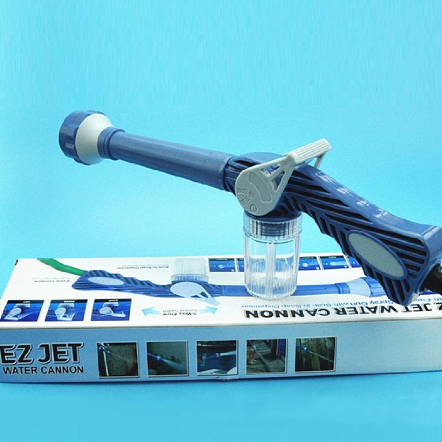 Jet Water Cannon 8 In 1 Turbo Water Spray Gun - Happy Price - Image 1