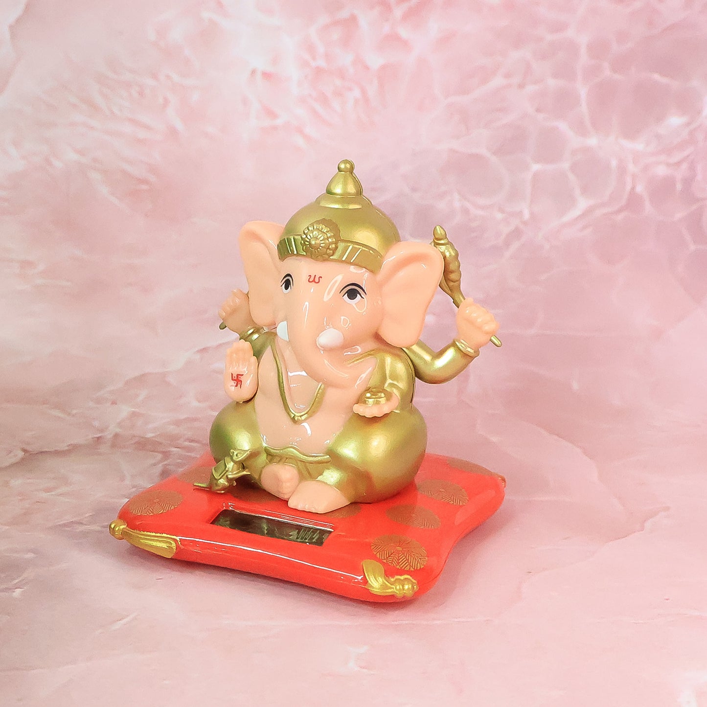 Solar Powered Lord Ganesh Idol - Medium Size Decorative Statue (1 Pc) - Happy Price - Image 4