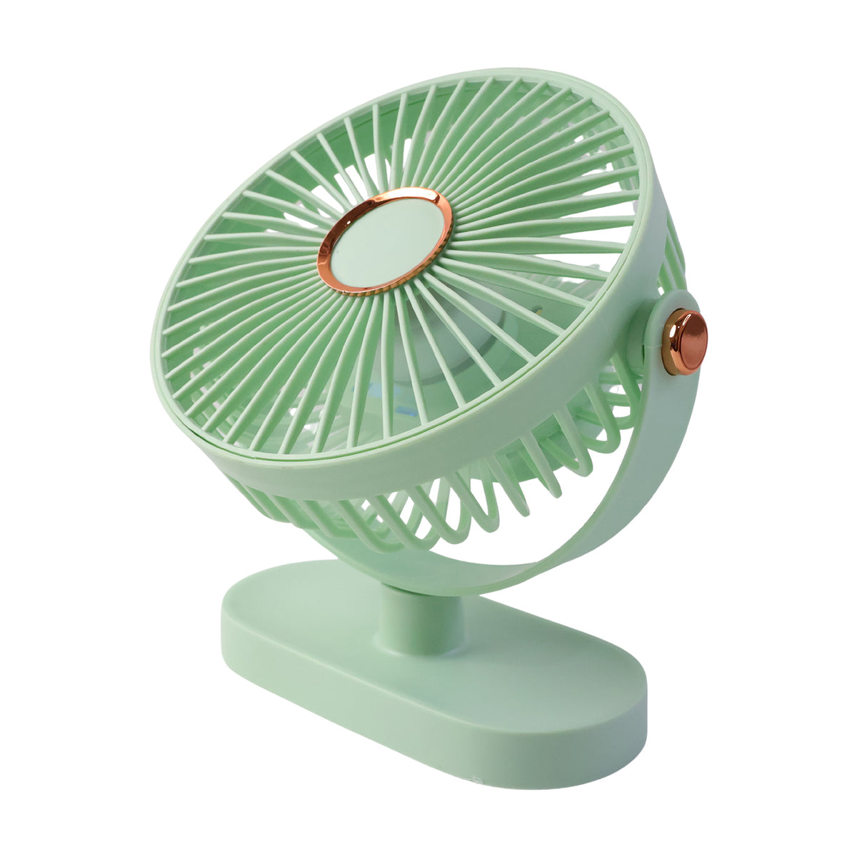 Compact Rechargeable USB Desk Fan - Portable Personal Cooling Fan (1 Pc) - Happy Price - Image 4