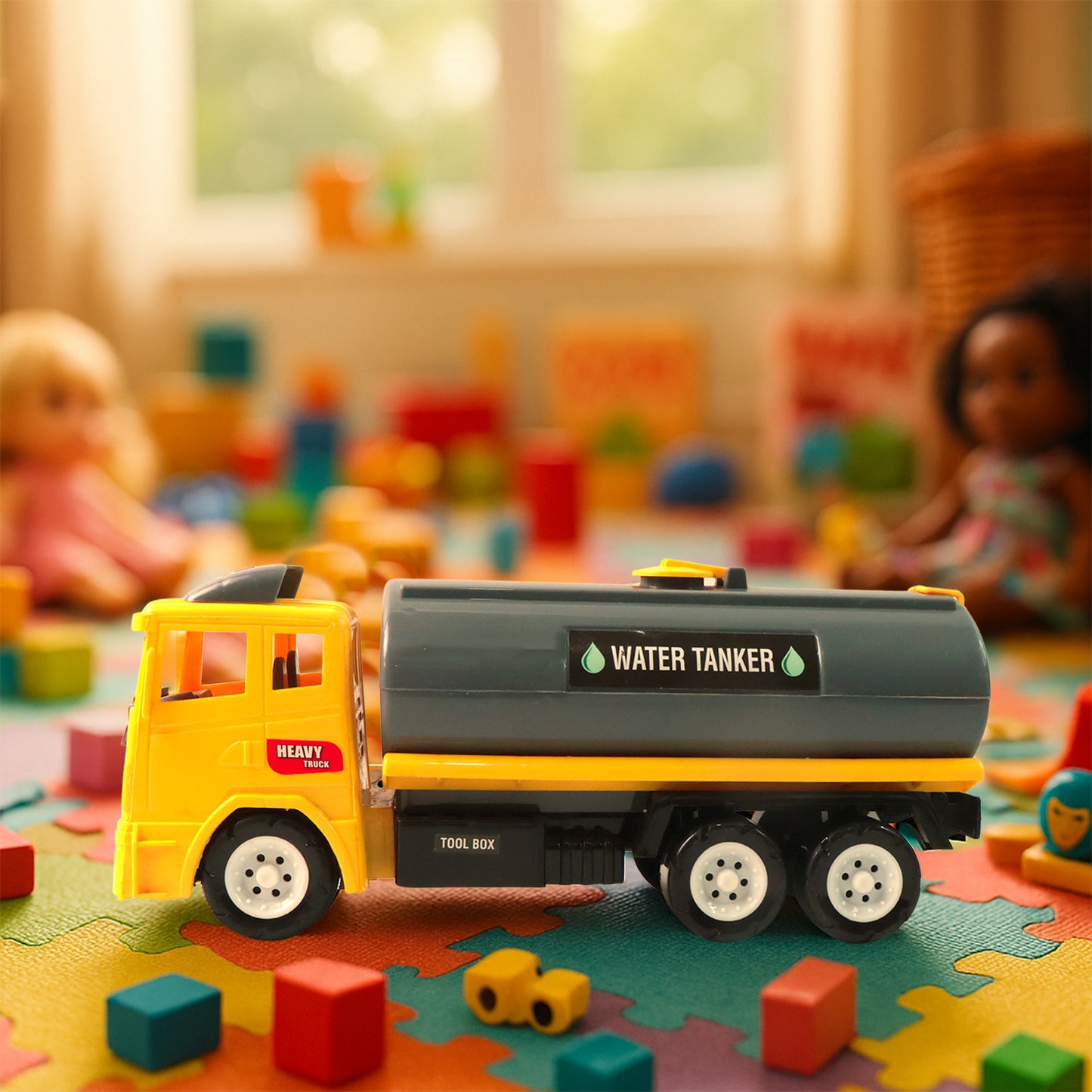Funwoods Water Tanker Toy Truck - 1 Pc - Happy Price - Image 4
