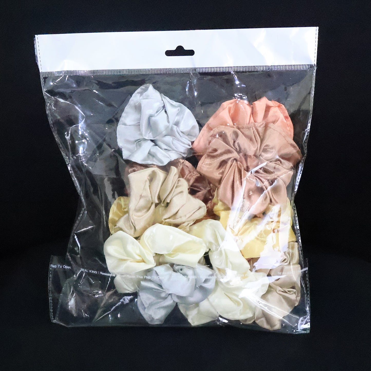 12 Pc Satin Hair Scrunchies for Women & Girls - Gentle Elastic Hair Ties - Great Price - Image 7