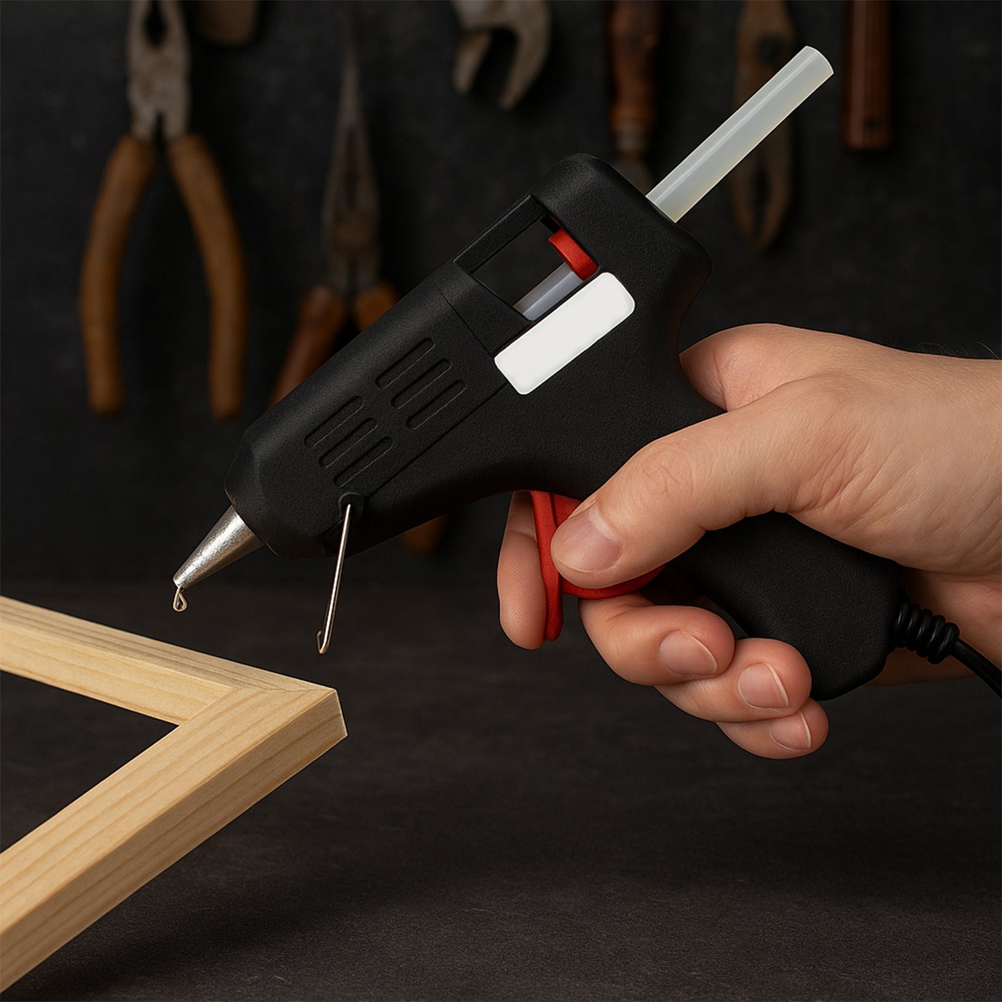 20W Fast Heat Glue Gun for Crafts & Repairs (1 Pc) - Happy Price - Image 4
