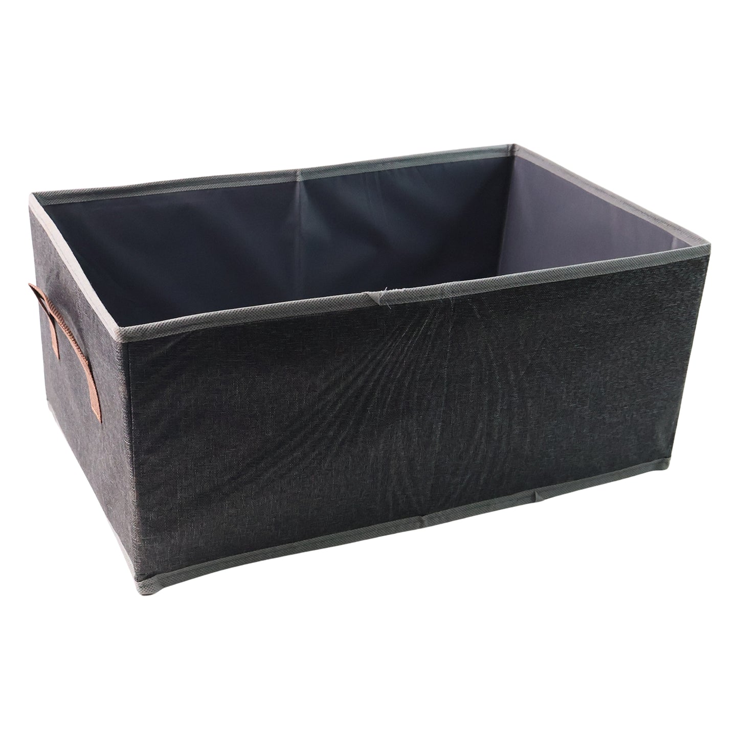 Foldable Fabric Storage Box with Handles (46x28 cm, 1 Pc) - Home Organizer - Happy Price - Image 5