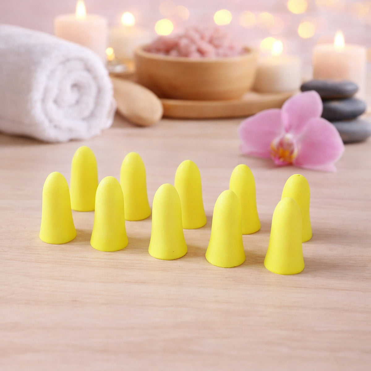 5 Pair Soft Foam Ear Plugs with Case - Noise Reduction for Sleep & Study - Happy Price - Image 5