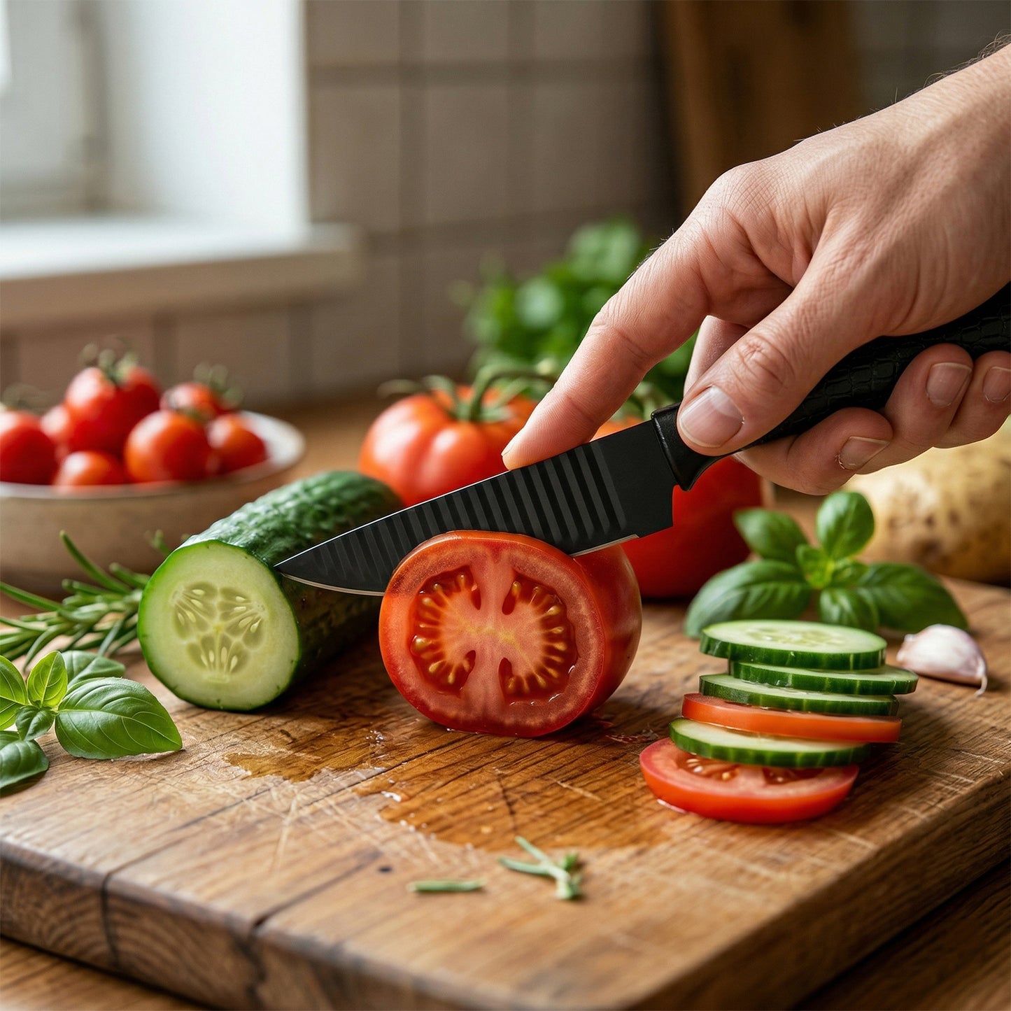 6-Piece Kitchen Knife Set with Peeler and Scissors - Great Price - Image 3