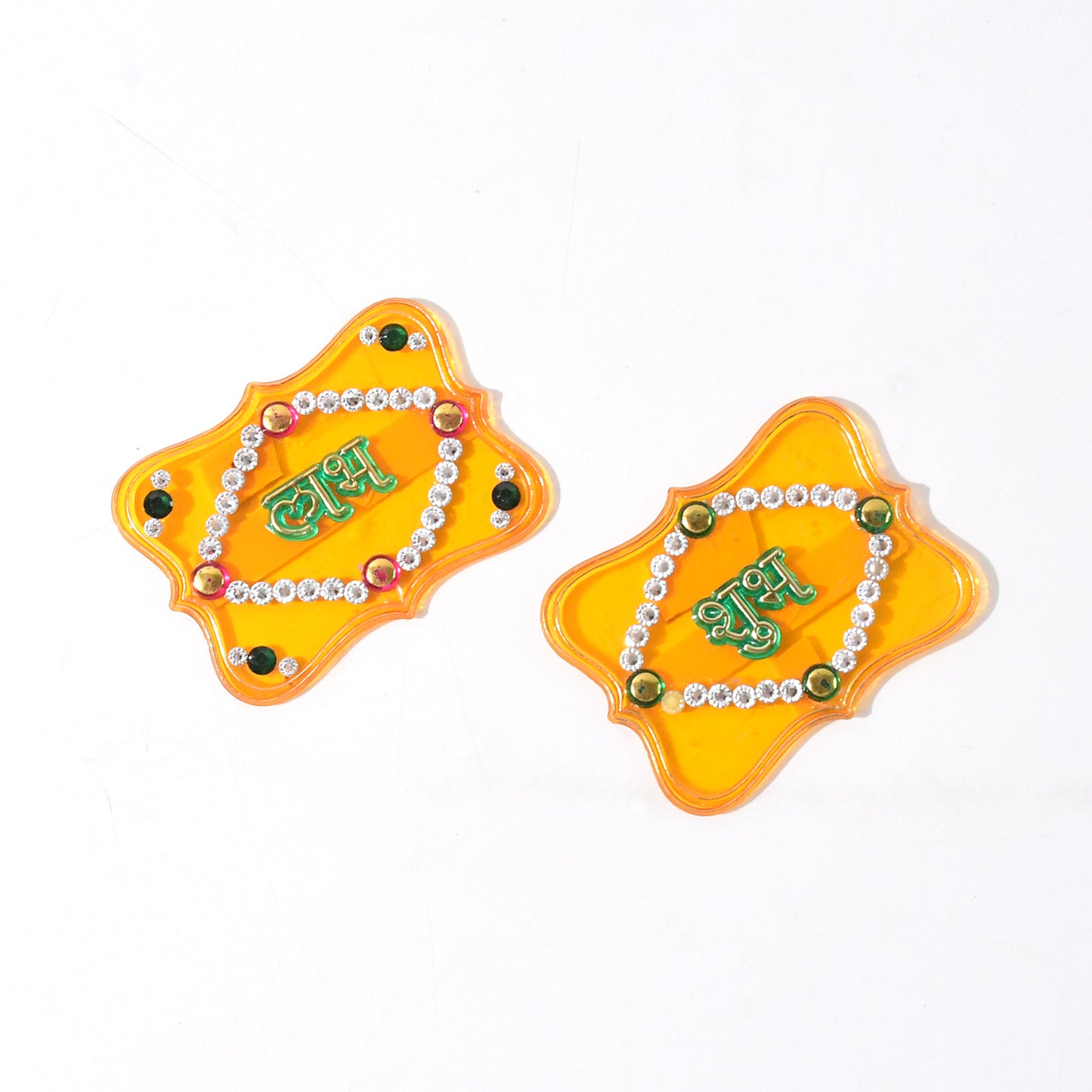 Shubh Labh Decorative Wall Hangings - Set of 2 - Happy Price - Image 2