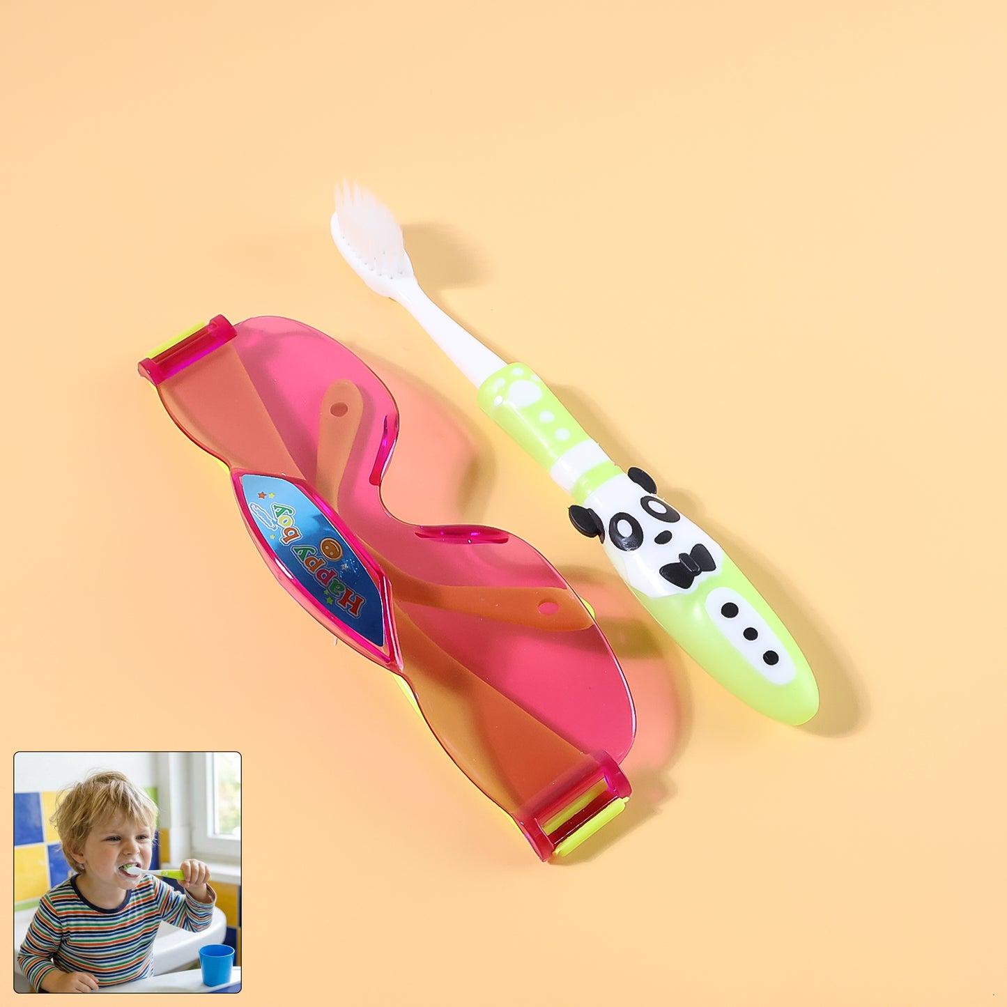 Kids Fun Toothbrush & Sunglasses Toy Set - Panda Design - Happy Price - Image 7