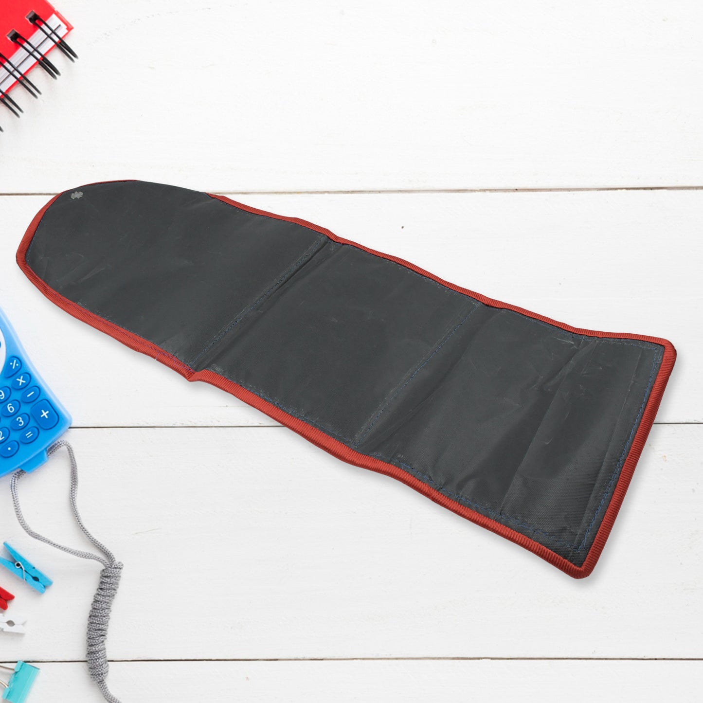 Foldable Hanging Organizer 3 Compartment Pocket Organiser Document Holder Wall Hanging Letter Holder With 3 Pockets Magazinepaper Holder Foldable Hanging Organizer - Happy Price - Image 4