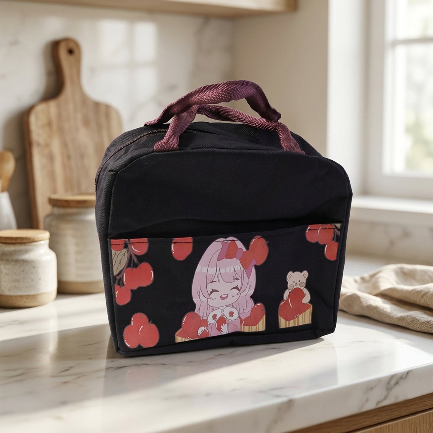 Insulated Lunch Bag - Portable & Stylish for School/Work (1 Pc) - Happy Price - Image 6