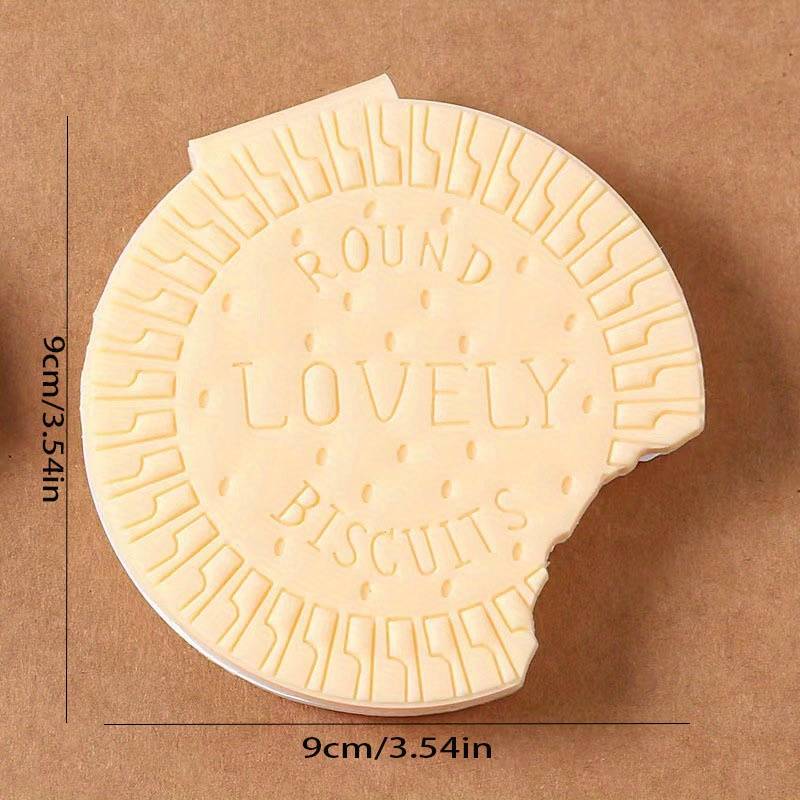 Round Biscuits Diary Notebooks Original Biscuits Smell Writing Practice Book Early Learning Copybook Premium Biscuits Book ( 1pc Book ) - Happy Price - Image 6