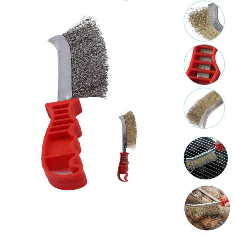 Stainless Steel Wire Hand Brush Metal Cleaner Rust Paint Removing Tool - Happy Price - Image 4