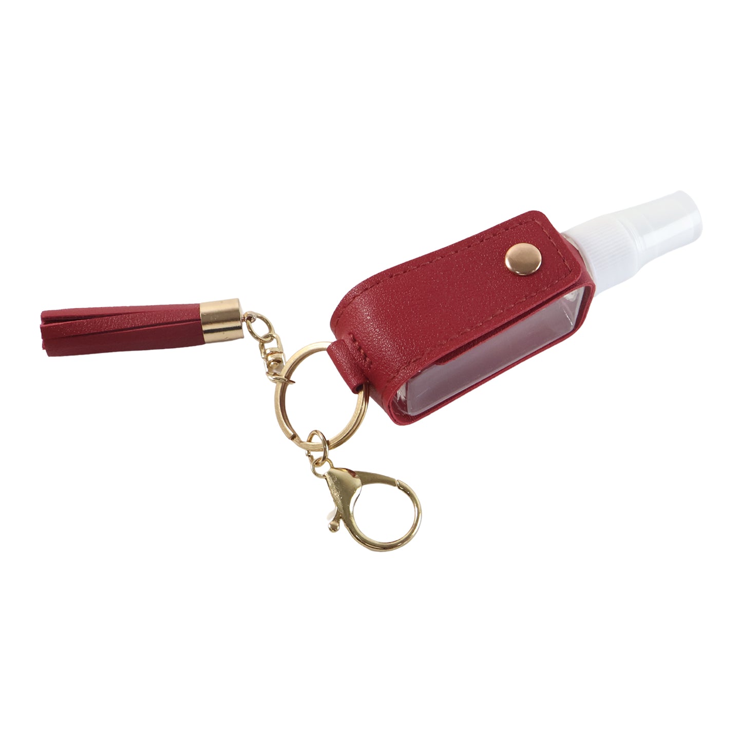Portable Hand Sanitizer Holder Keychain with Tassel - 1 Pc - Happy Price - Image 2
