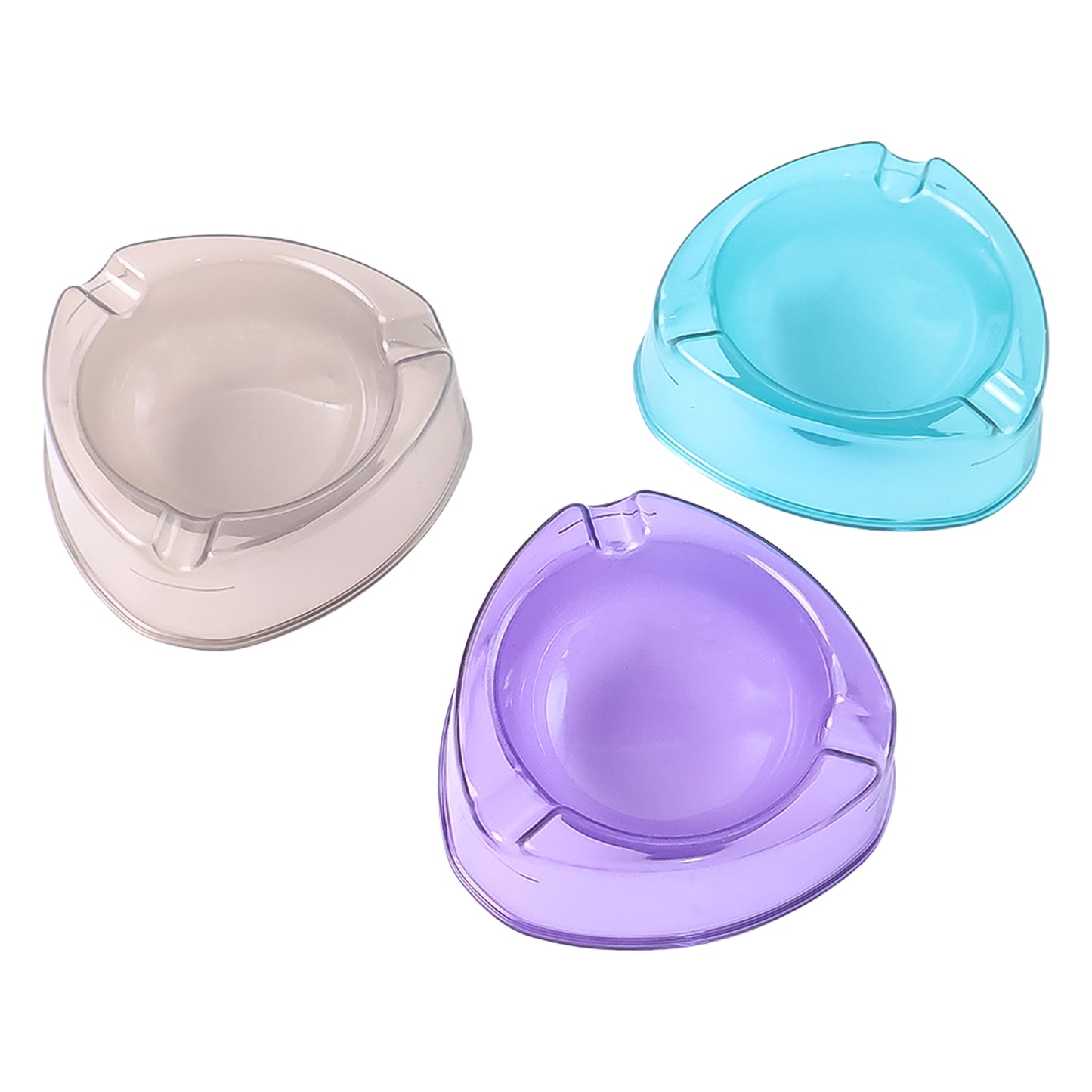 Oblivion Transparent Plastic Ashtray (Mix Color 1 Pc) - Happy Price - Image 4