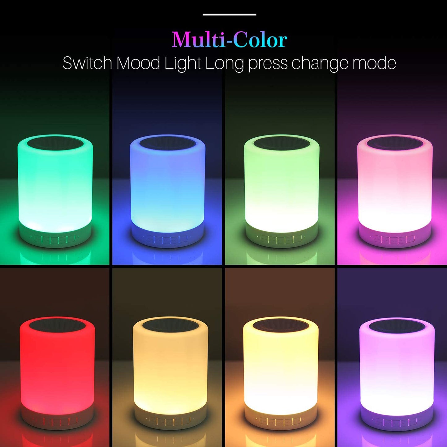 Wireless LED Touch Lamp with Bluetooth Speaker - Happy Price - Image 5