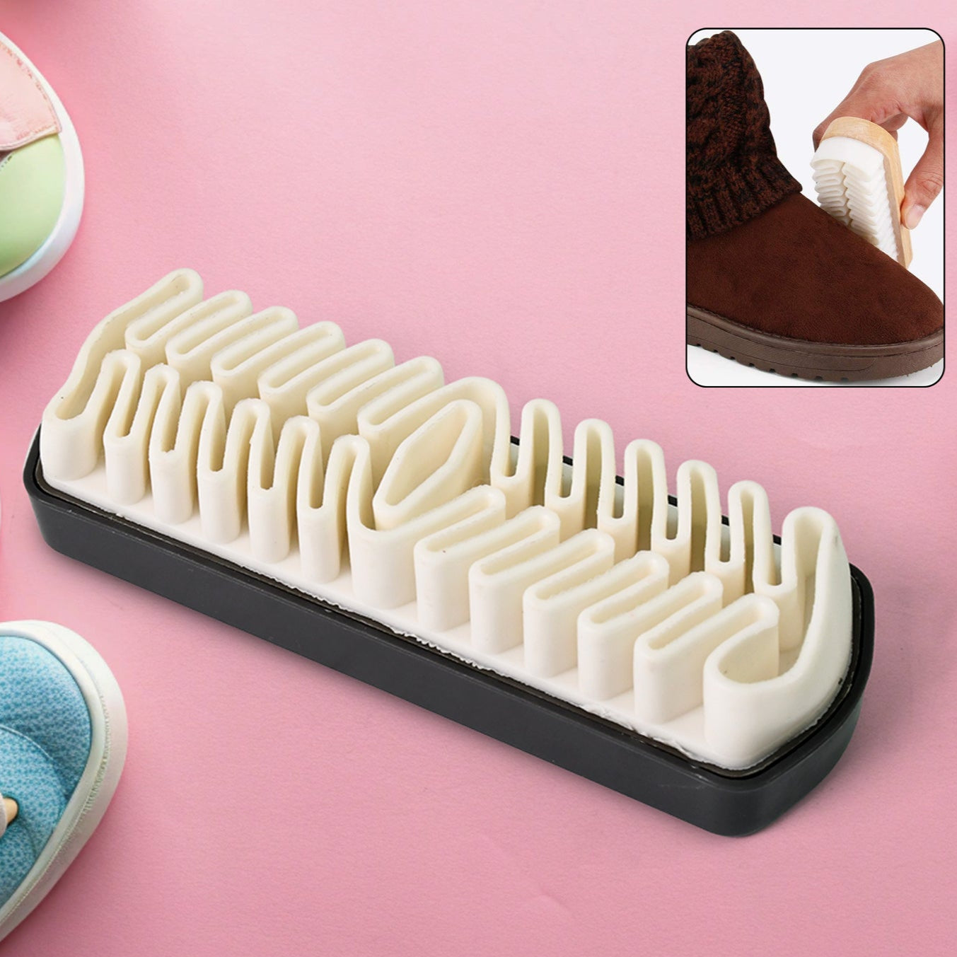 Shoe Cleaning Brush For Shoes Boot Rubber Brush (1 Pc) - Happy Price - Image 1