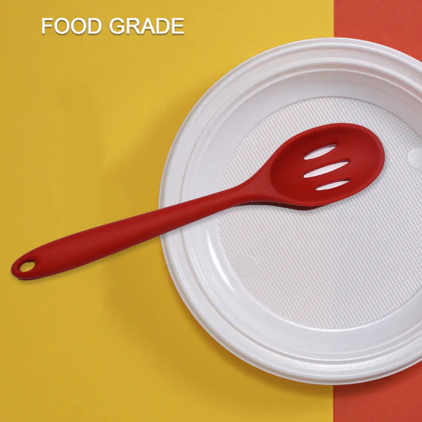 5391 Silicon Non-stick Heat Resistant Kitchen Turner Premium Turner ( 1pc ) - Happy Price - Image 4