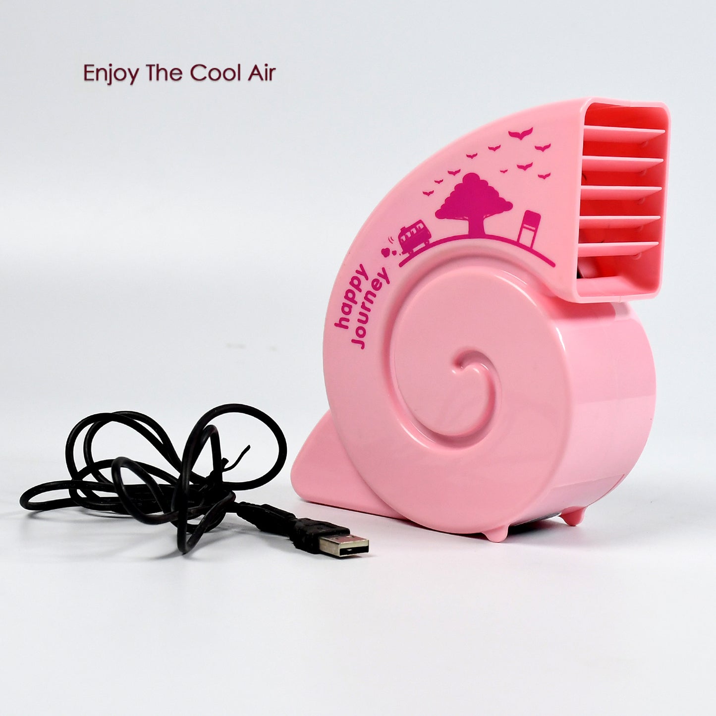 Cute Bright Color Desktop Office Usb Mini Fan Battery Usb Fans Usb Mini Fans (Battery Not Include) - Happy Price - Image 4