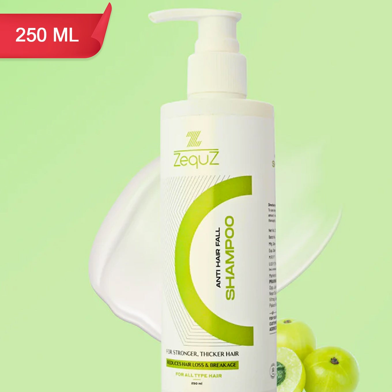 Strengthening Anti Hair Fall Shampoo - 250ml Bottle for Reduced Breakage - Happy Price - Image 1