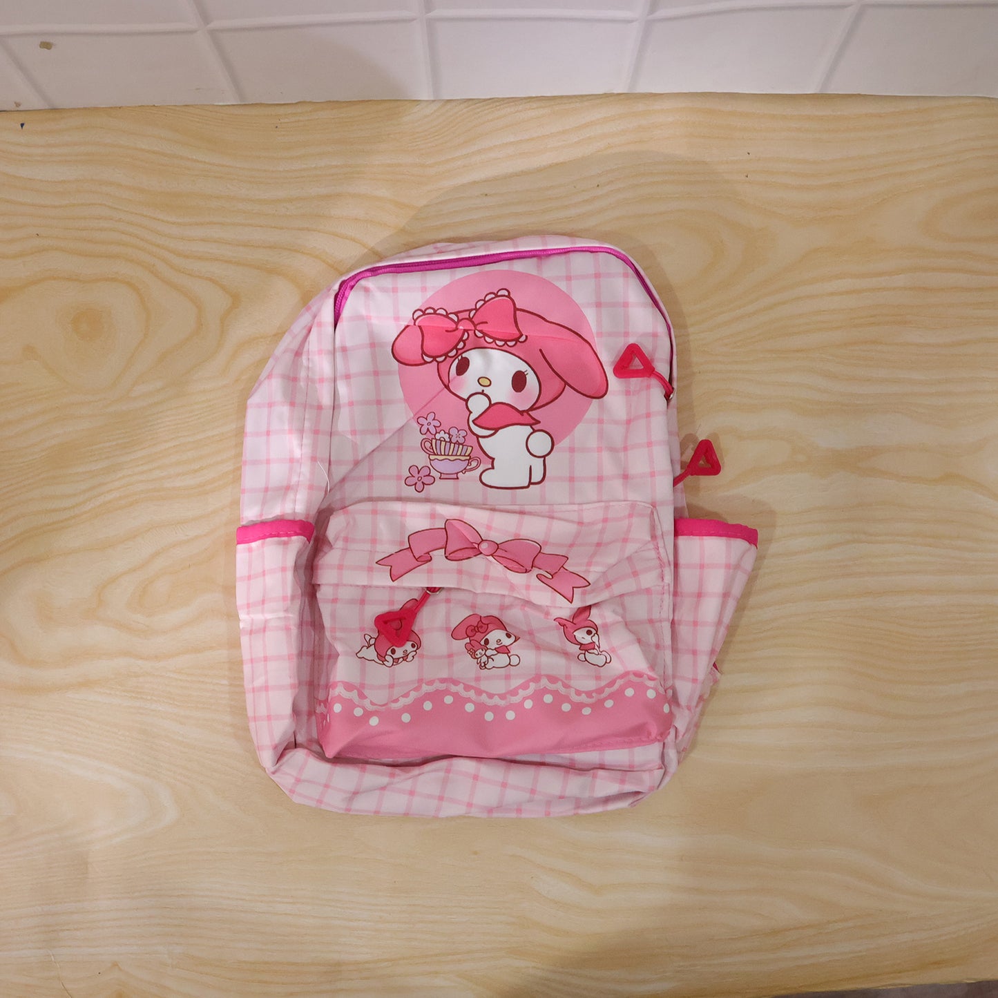 Cute Bunny & Bow Backpack - 13 Inch Kids School Bag (1 Pc) - Great Price - Image 7