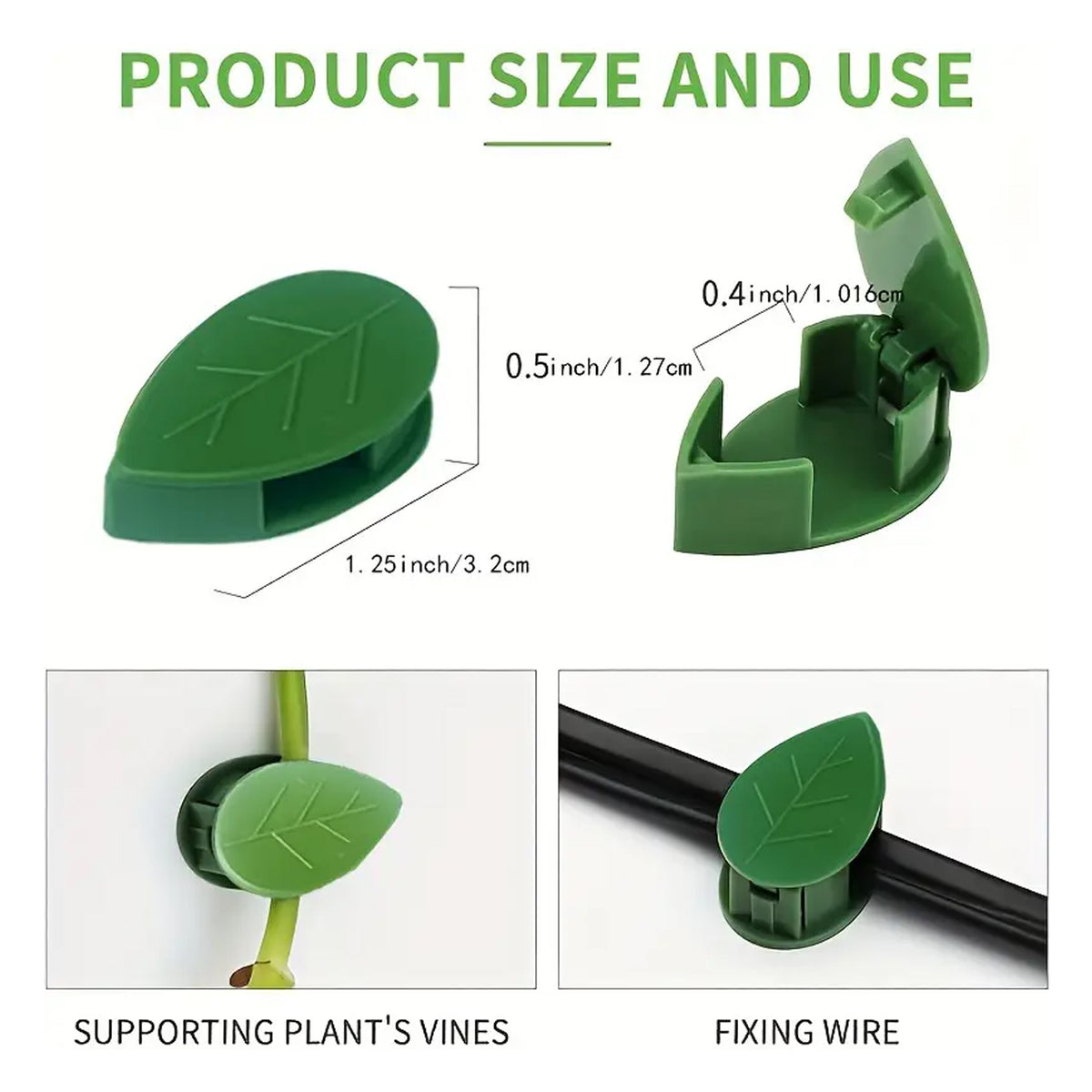 Plant Climbing Wall Fixture Clip Self-adhesive Hook Vines Traction Invisible Stand Green Plant Clip Garden Wall Clip Plant Support Binding Clip Plants For Indoor Outdoor Decoration (10 Pcs Set) - Happy Price - Image 6