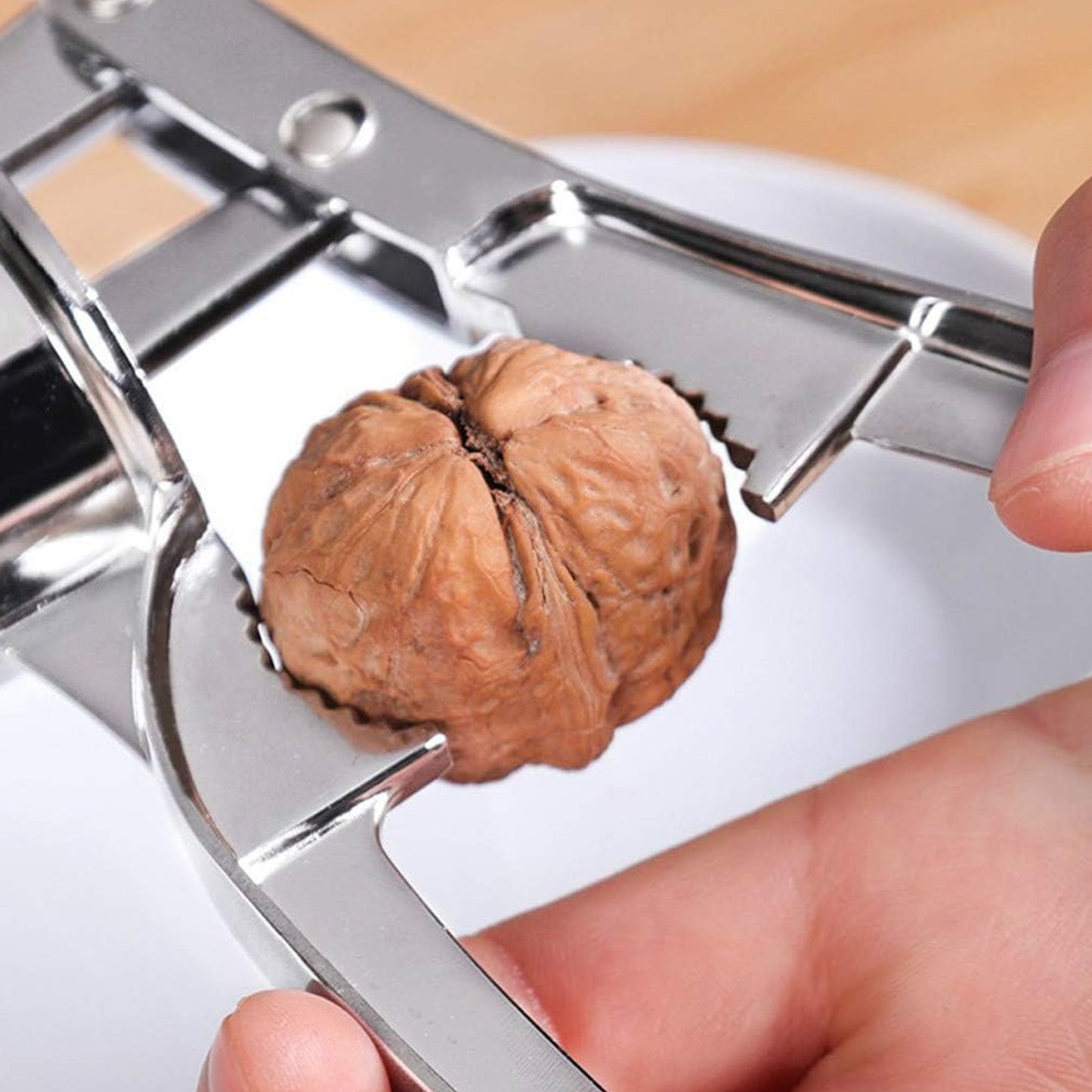 2 In1 Garlic Masher Premium Garlic Press Walnut Cracker Opener (1 Pc) - Happy Price - Image 6