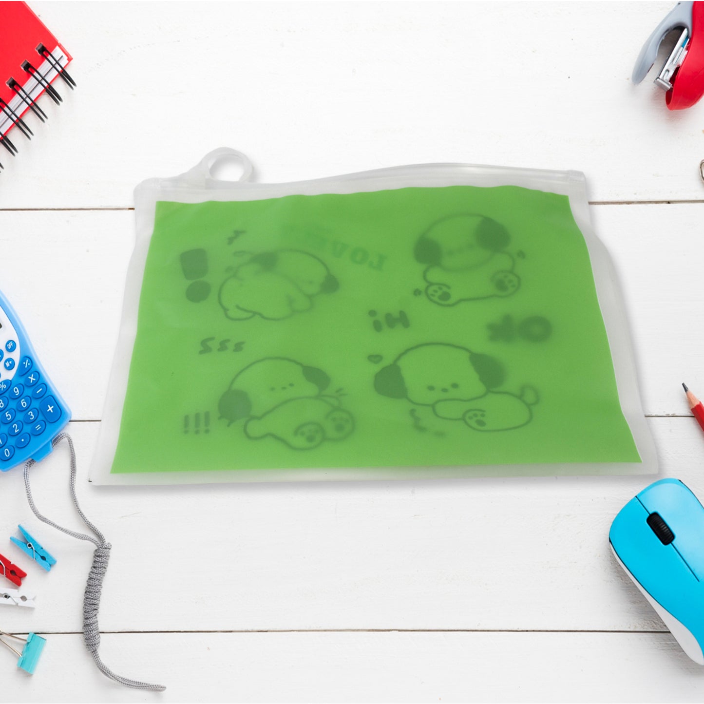 Reusable Multipurpose Pouch Pen Pencil Stationary Case Travel Boys Girls Pouch With Zip For Travel School Stationary (1 Pc) - Happy Price - Image 4