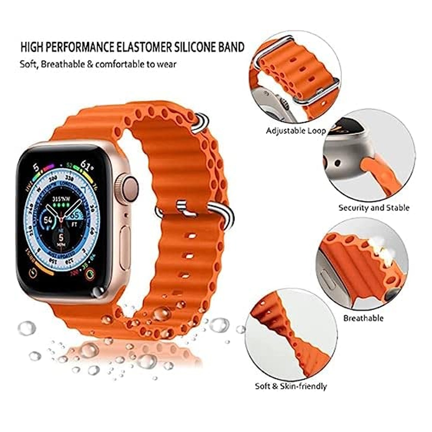 Ultra Seris T800 Smart Watch Men Female Smartwatch Bluetooth Call Wireless Charge Fitness Bracelet Watch Large 49 Mm Screen Smart Watch - Happy Price - Image 5