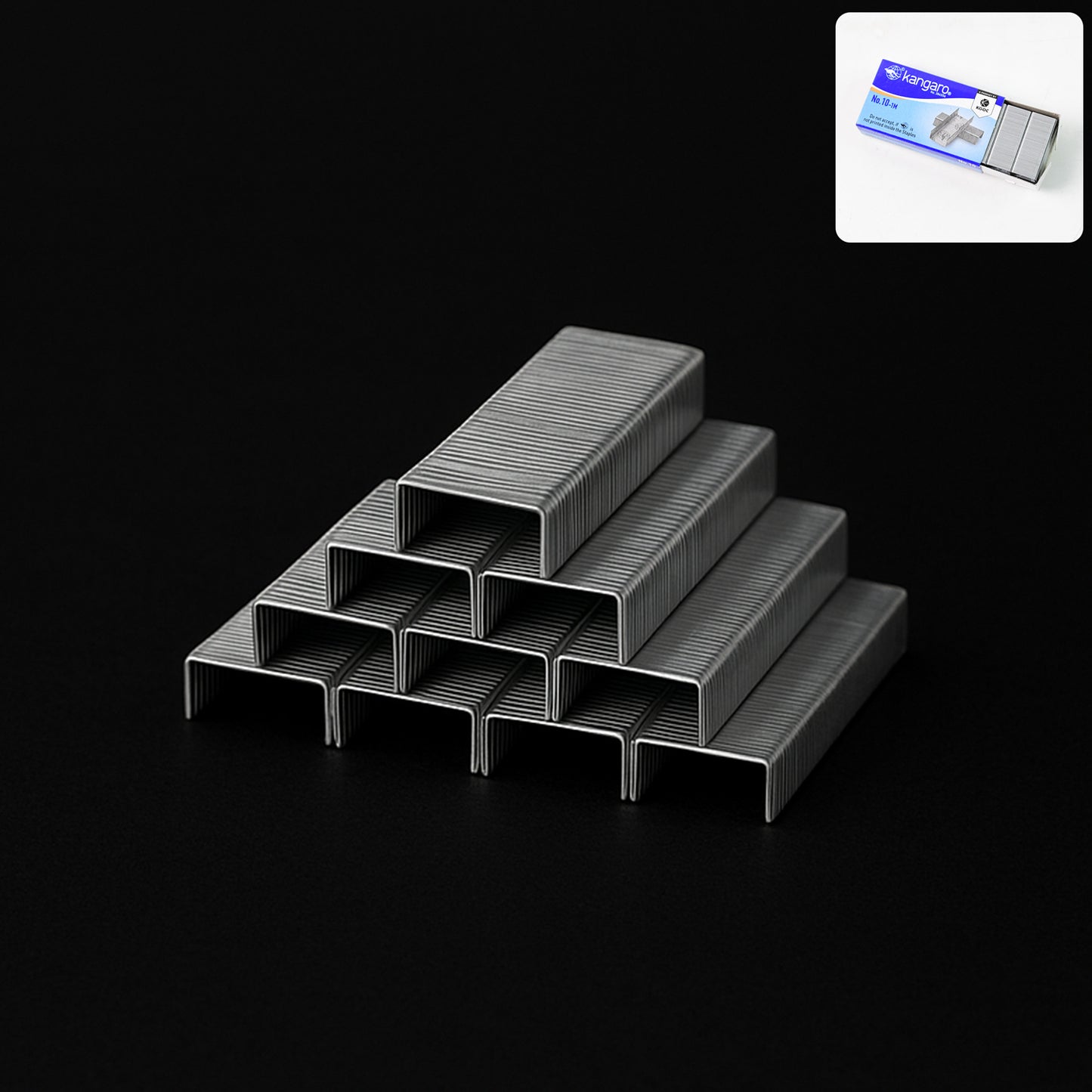 High-Quality No.10 Staples - 1000 Pcs Galvanized Steel Pins - Happy Price - Image 2