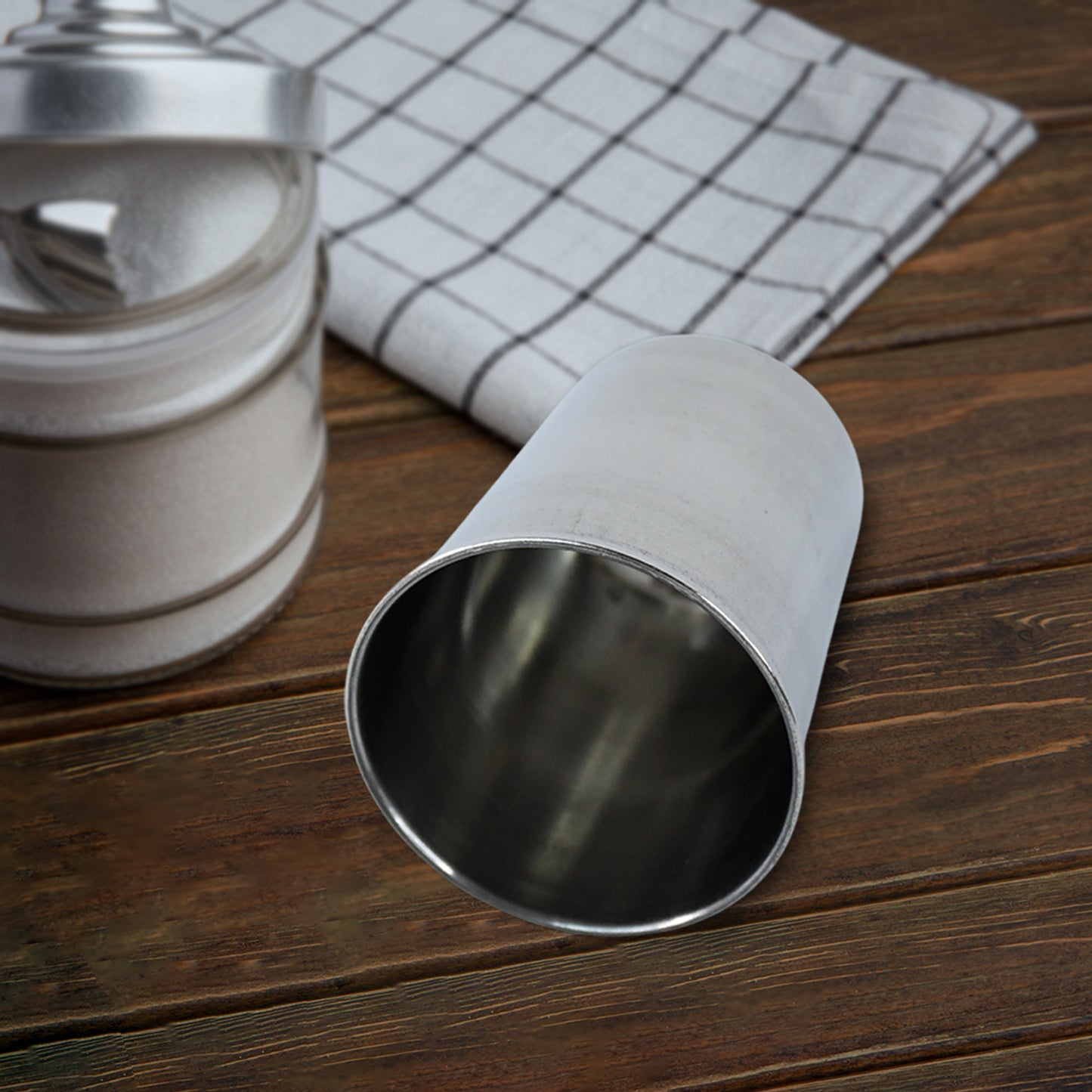 Small Stainless Steel Drinking Glass (1 Pc) - Happy Price - Image 5