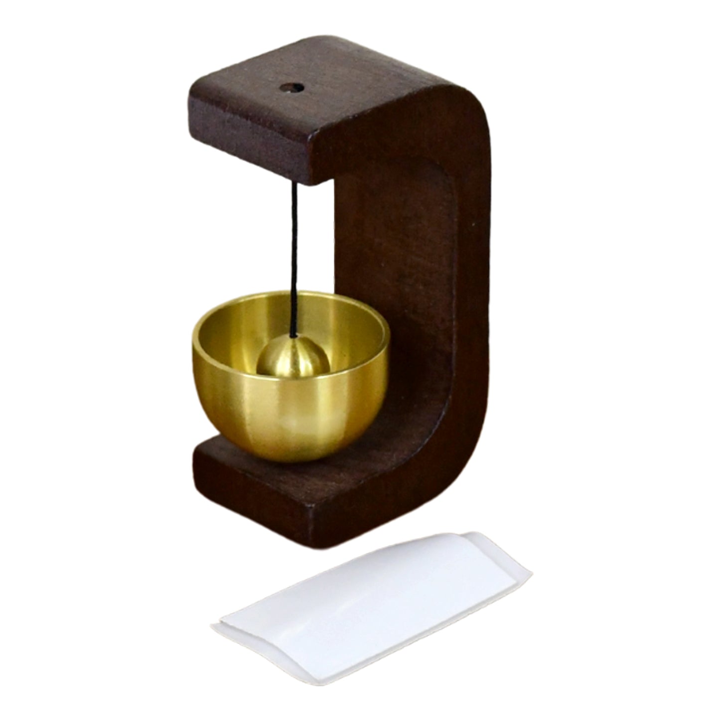 Japanese Style Desktop Zen Bell with Wooden Stand (1 Pc) - Happy Price - Image 2