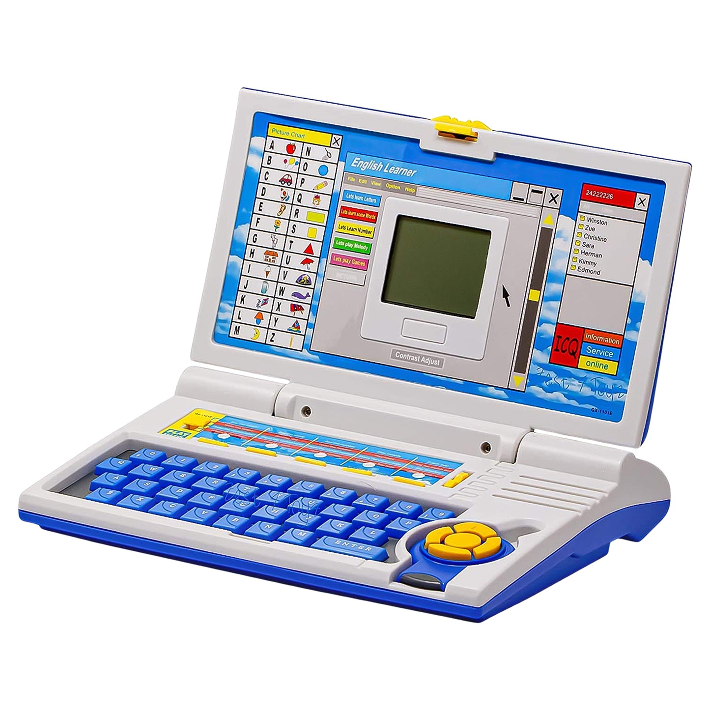 Kids English Learning Laptop Toy with 20 Activities, Music & Games - Happy Price - Image 2