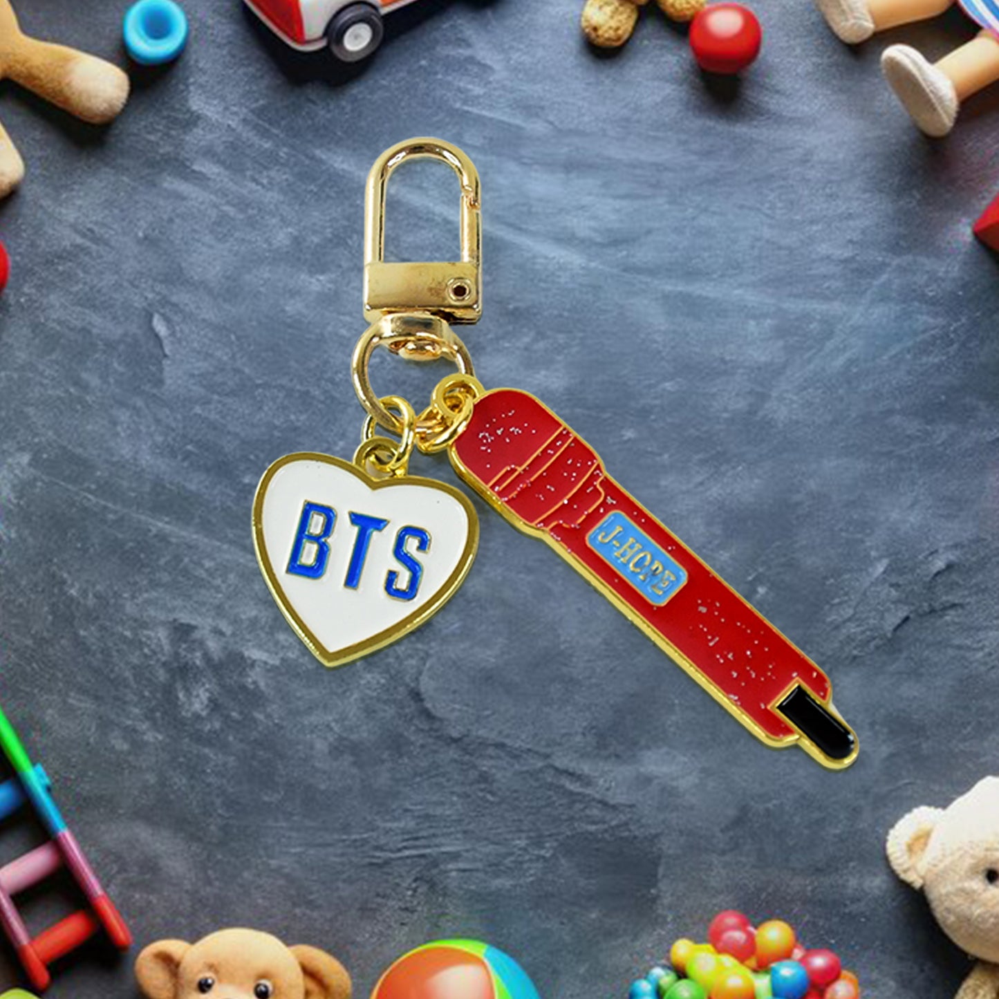 Cute Acrylic And Metal Keychains (1 Pc Mix Design) - Happy Price - Image 7